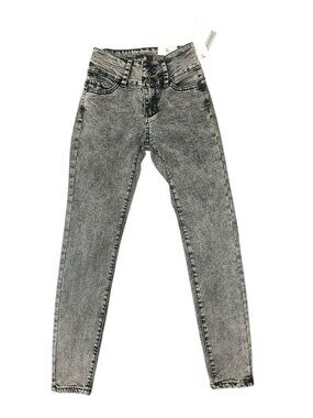 Zoe Phoebe High Rise Skinny Grey Wash Jeans Women’s Size 1